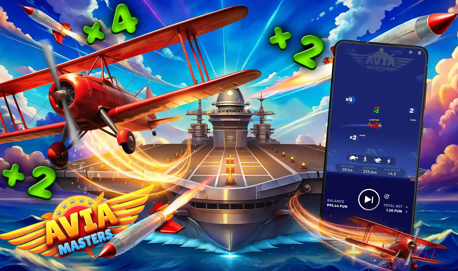 Play and win in the Avia Master